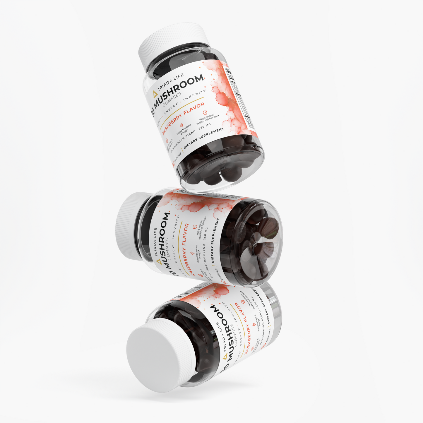 Mushroom Gummies — 3 Month Supply (3 Bottles)